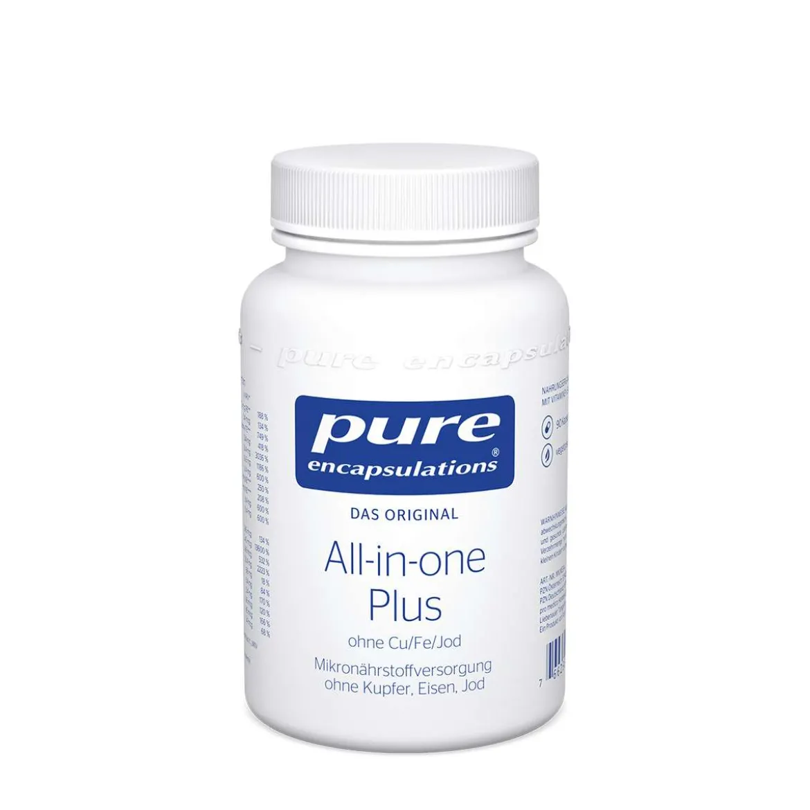 PURE All-in-one Plus - ohne Cu/Fe/Jod, 90 Kapseln
