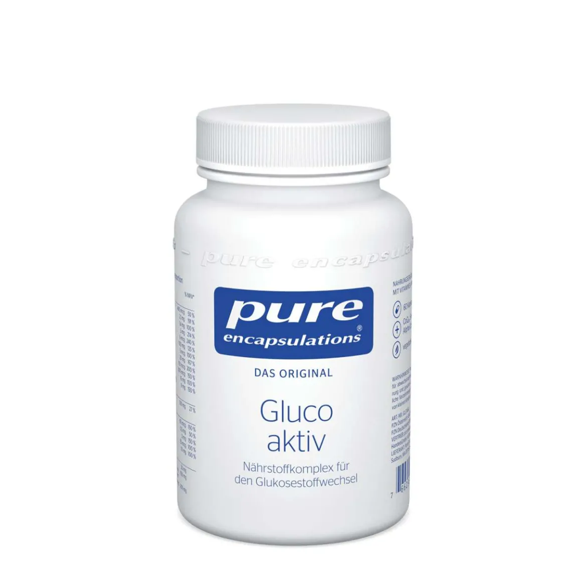 PureEncapsulation Gluco aktiv zur Versorgung mit Mikronährstoffen