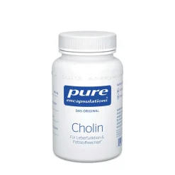 Pure Encapsulations Cholin Kapseln, vegan, für die Leber