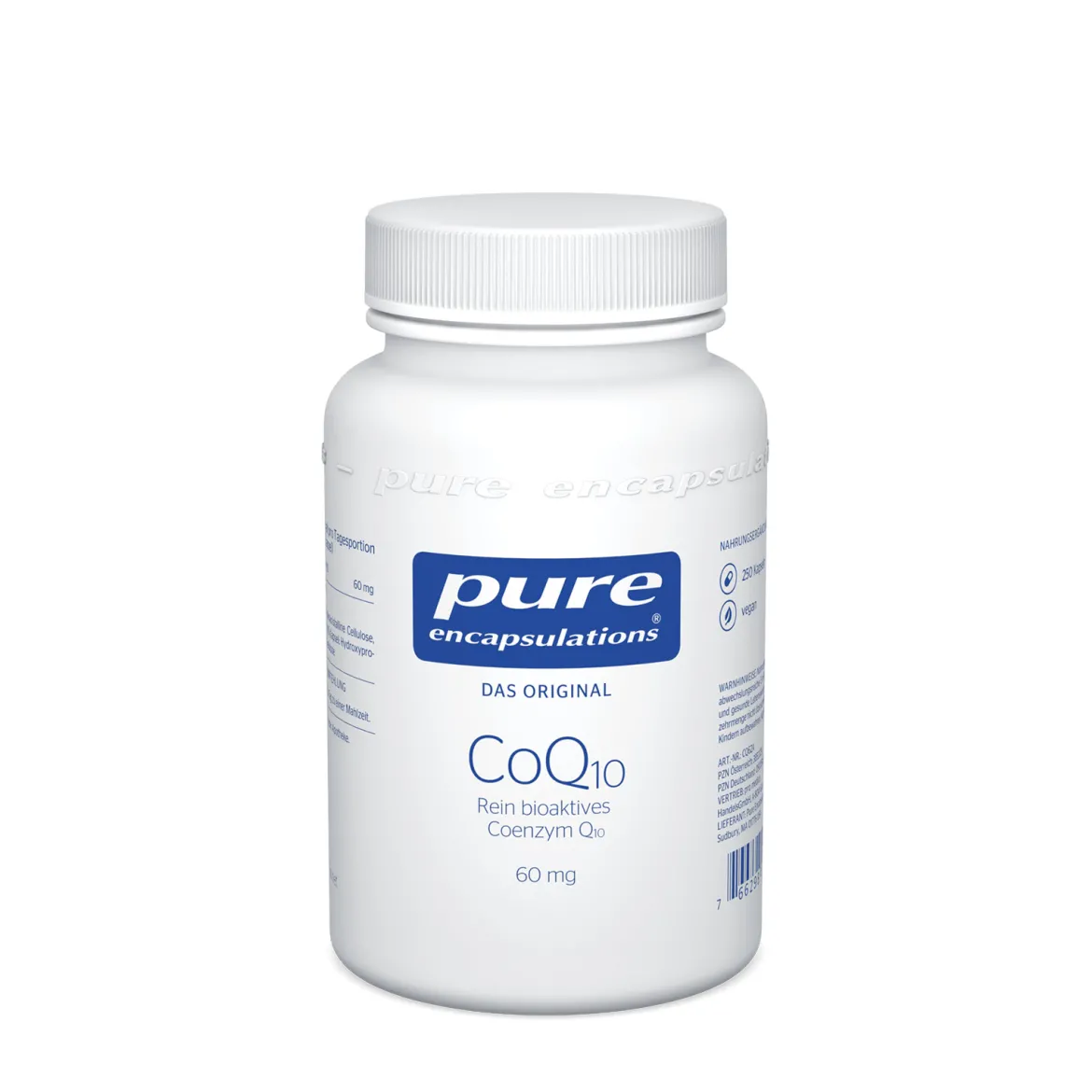 Pure Encapsulations Coenzym Q10 60mg in biologisch aktiver Form