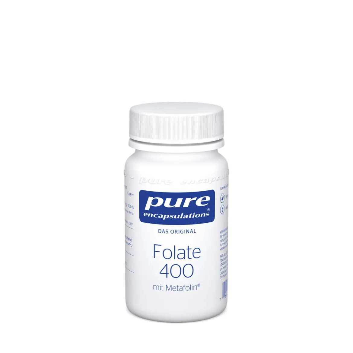 PureEncapsulations Folsäure Metafolin mit bioaktivem Folat 400 mcg