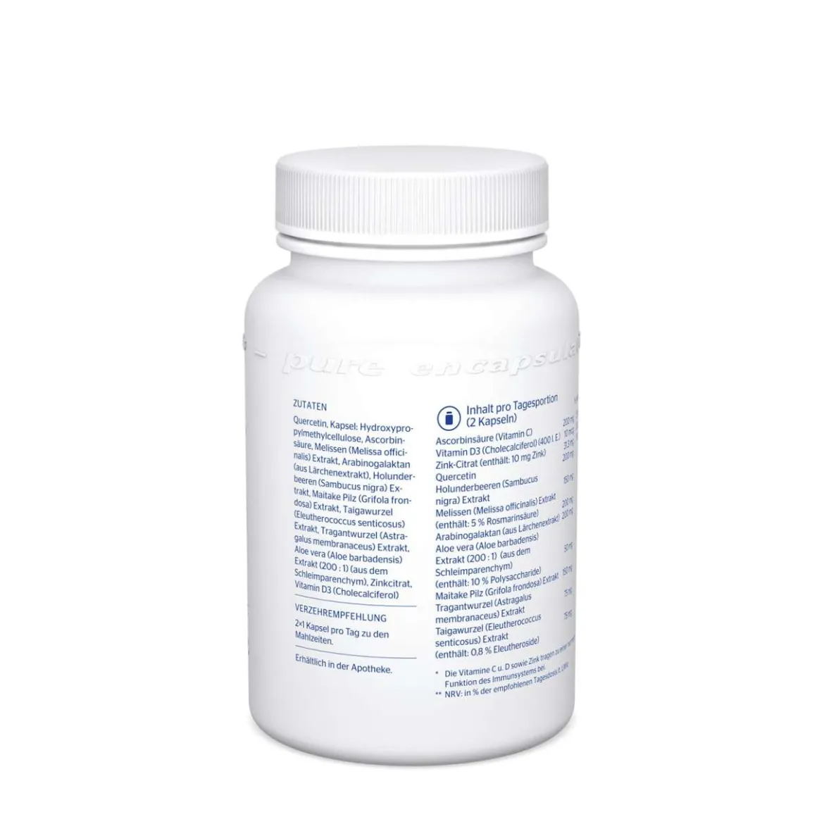 Pure Encapsulations Immun aktiv Nahrungsergänzung, 60 Kapseln