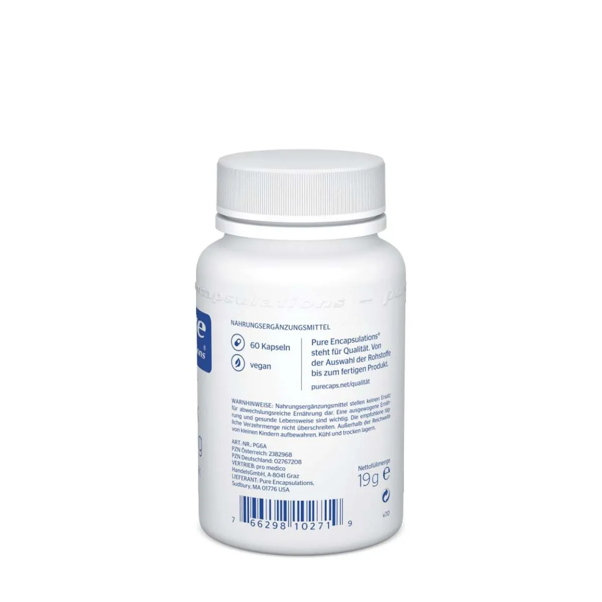 Pure Encapsulations Panax Ginseng Extrakt - vegane Kapseln 250mg