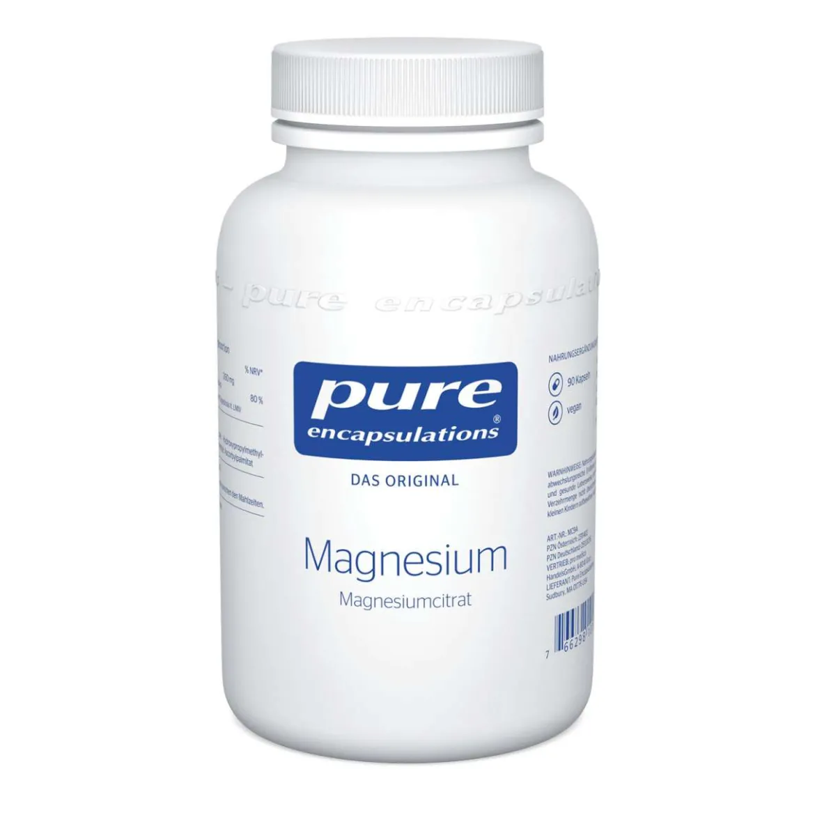 Pure Encapsulations - PURE Magnesium Citrat, 90 Kapseln