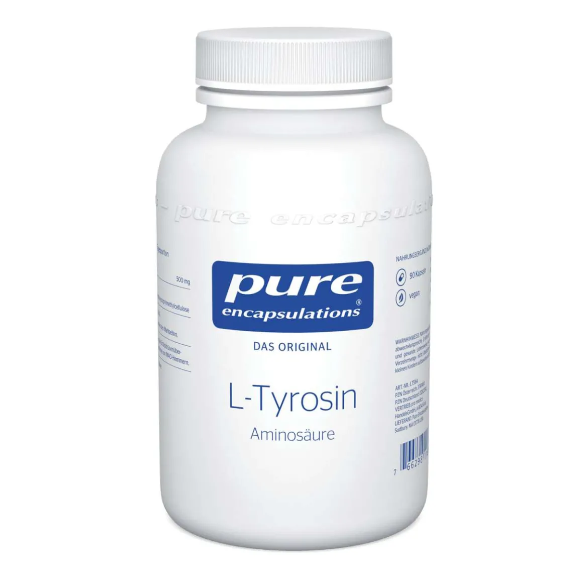 PURE L-Tyrosin Aminosäure, 90 Kapseln
