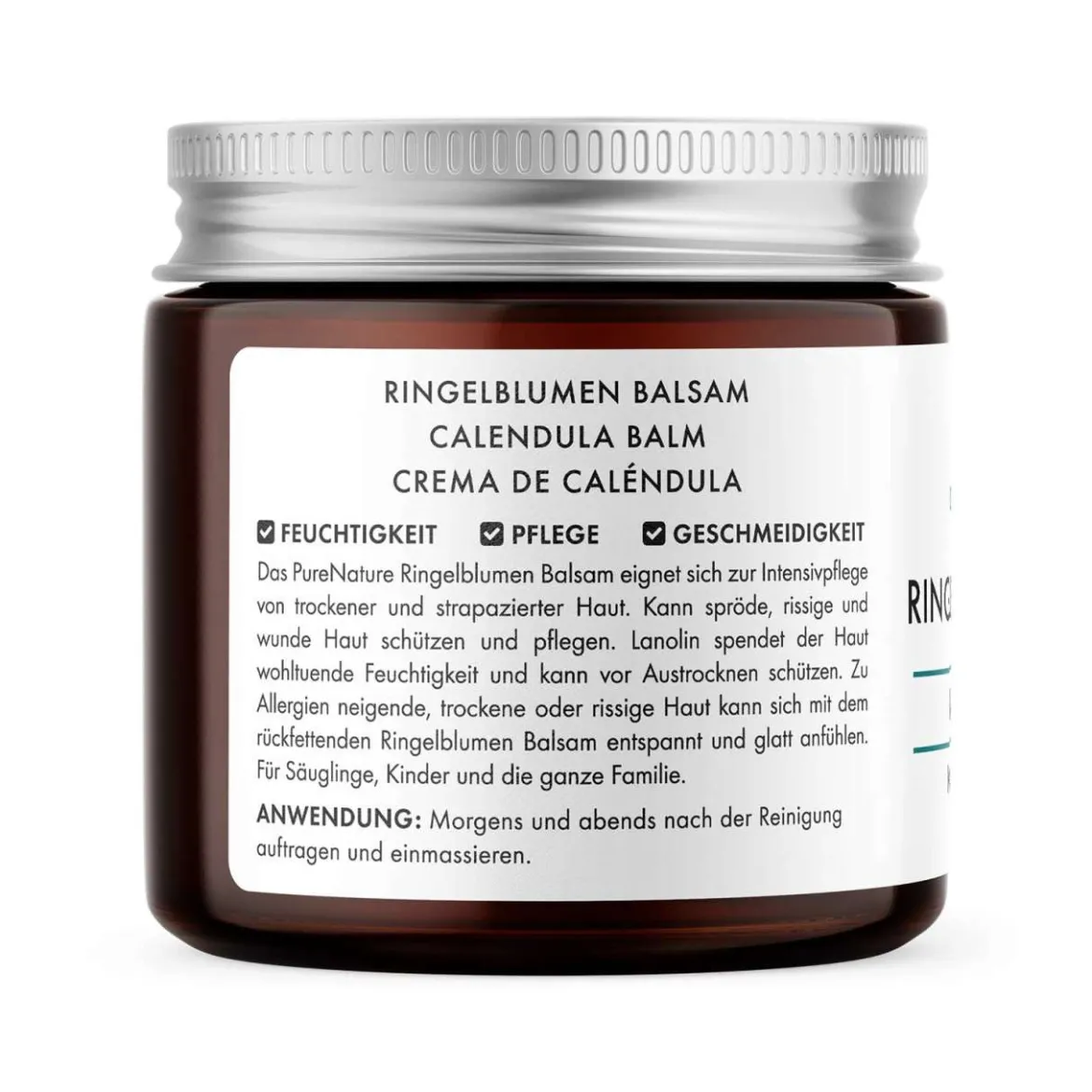 PureNature Calendula Pflegecreme - Ringelblumen Balsam