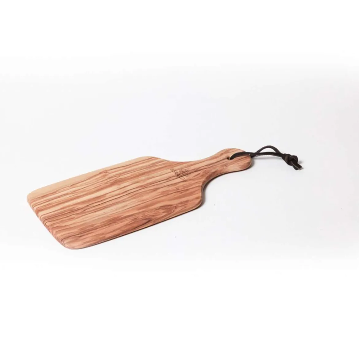 Pure Nature Holz Schneidebrett mit Griff aus feinsten Olivenholz