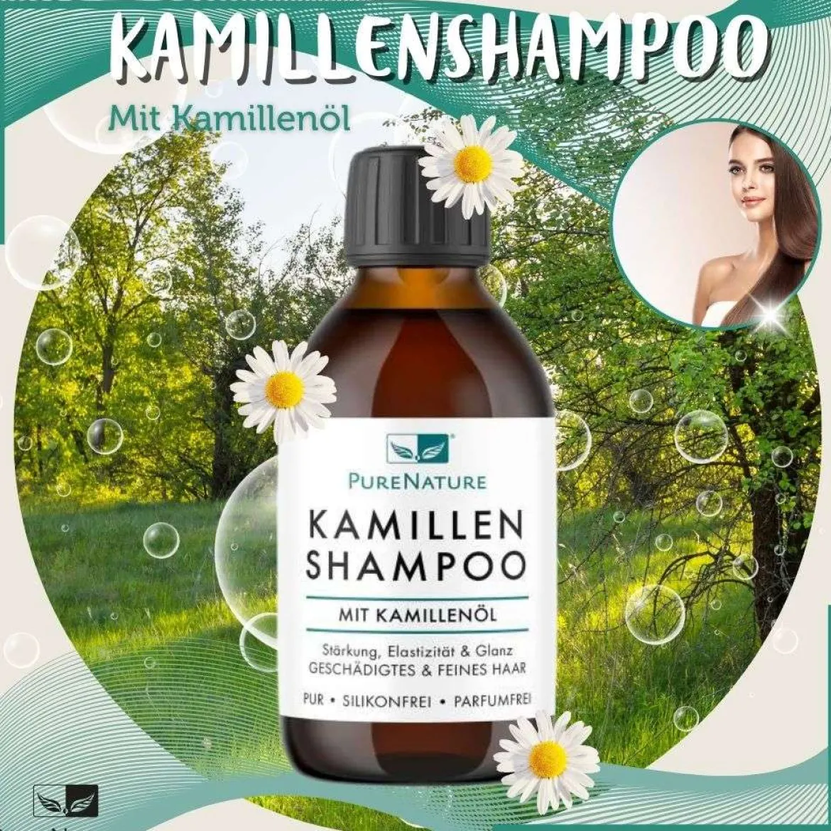 PureNature Kamille Shampoo - Milde Pflege für die ganze Familie