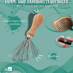 PureNature Kamm- und Haarbürstenreiniger mit feinen Metallborsten