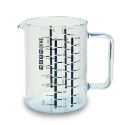 PureNature Messbecher aus Glas - mit Henkel