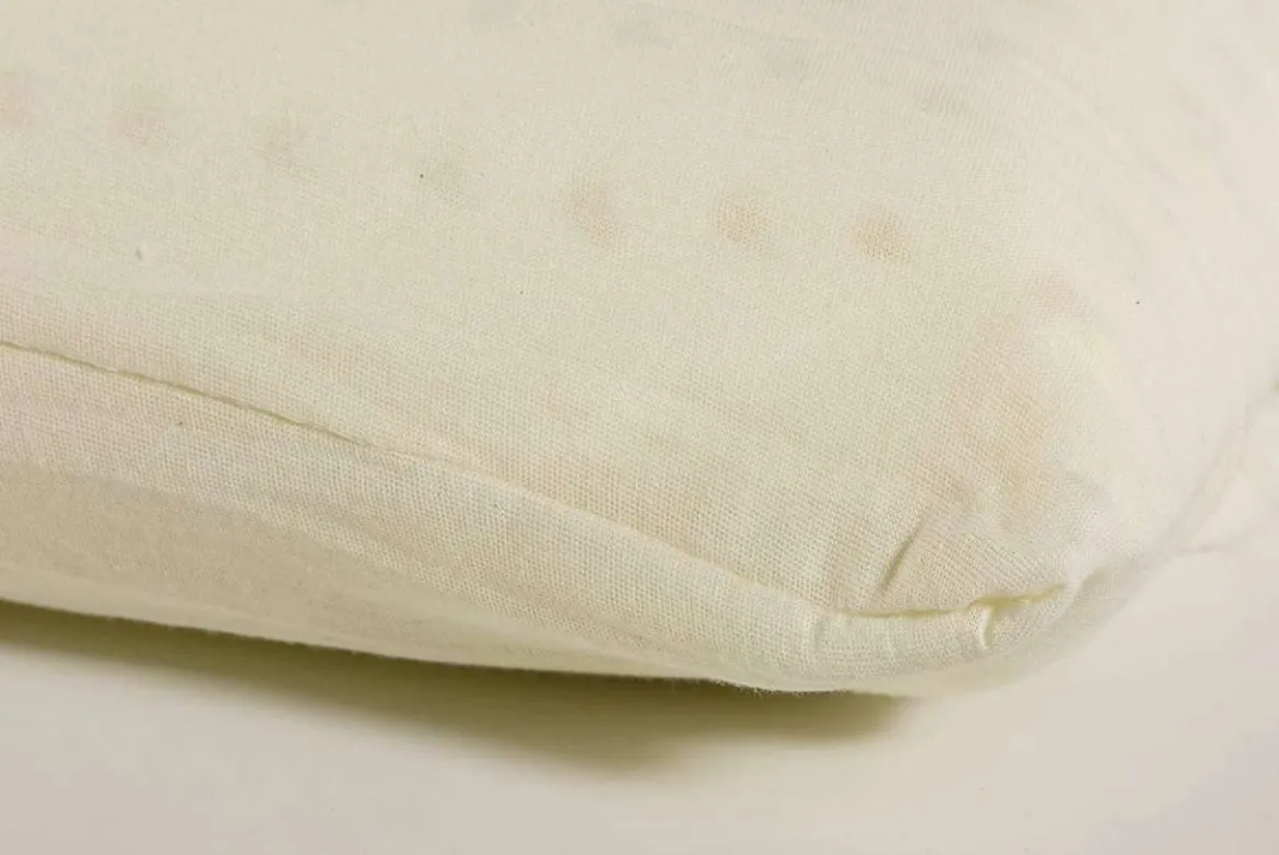 PureNature Naturlatex-Kissen in Seifenform aus 100% Naturkautschuk 35 x 65 cm
