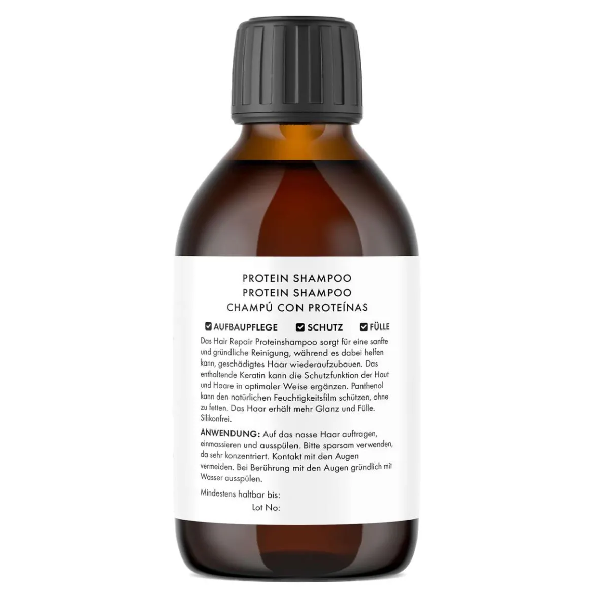 PureNature Protein Shampoo mit Keratin & Panthenol für Intensivpflege
