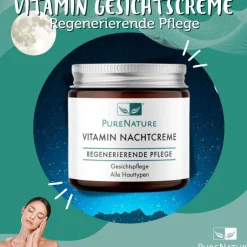 PureNature Vitamin Gesichtscreme - regenerierende Pflege