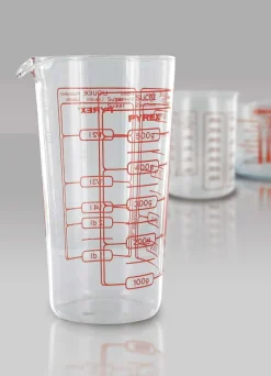 Pyrex Messbecher 0,5l - hohe Becherform aus hitzebeständigem Glas