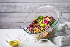 Pyrex Schüssel aus Borosilikatglas mit breiter Tülle & Griffrand