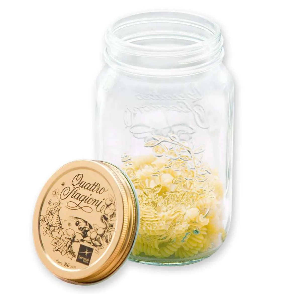 Quattro Stagioni Gläser mit Deckel - Schraubverschluss Glas