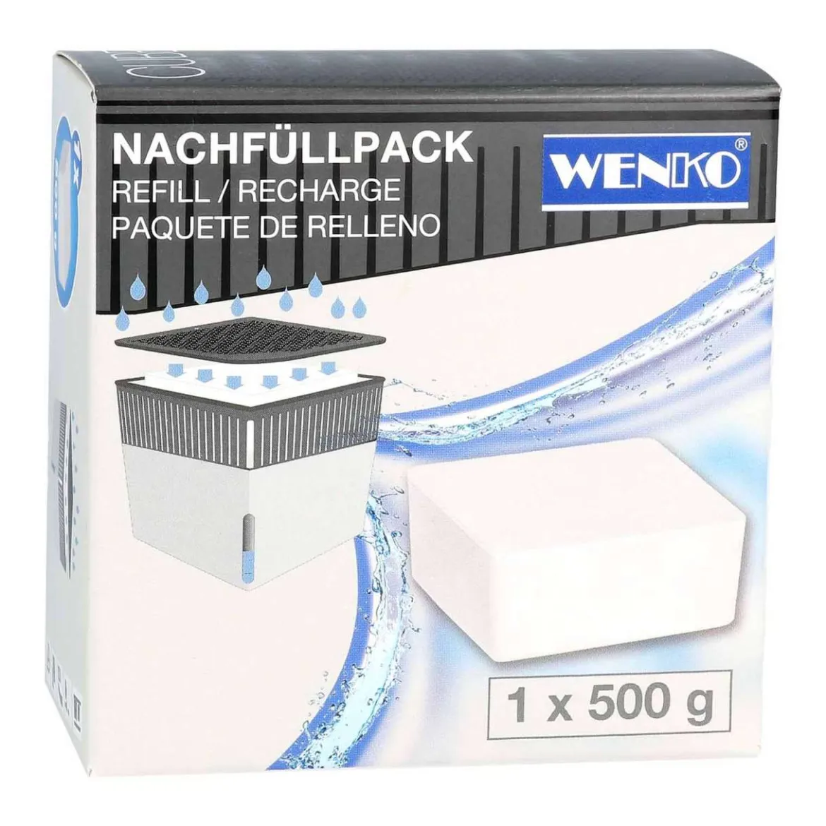 Raumentfeuchter Salz Cube für Entfeuchter ohne Strom gegen Schimmel