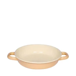 RIESS Eier- und Servierpfanne Goldgelb Ø 18 cm aus Emaille