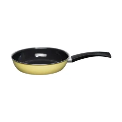 Riess Pfanne Emaillepfanne 24 cm / 28 cm dark grey und lemon