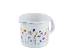 RIESS Schnabeltopf Flora aus Emaille – Ø 10 und 12 cm