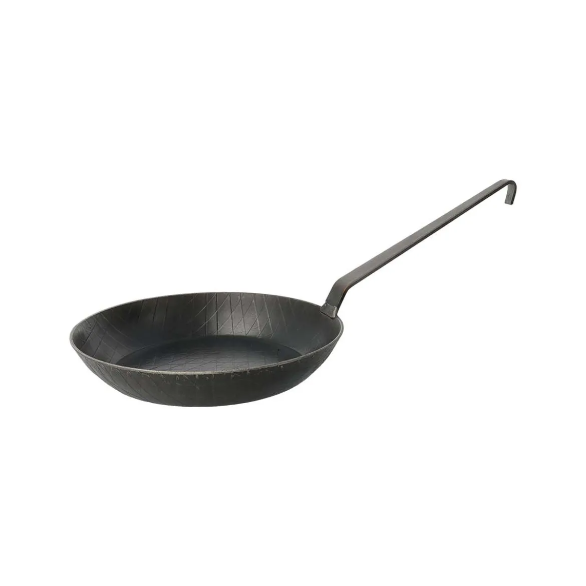 Robuste Turk schmiedeiserne Bratpfanne mit hohem Rand