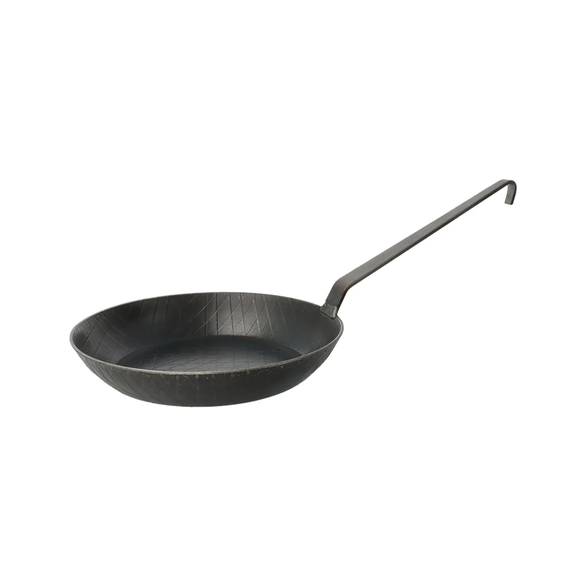 Robuste Turk schmiedeiserne Bratpfanne mit hohem Rand