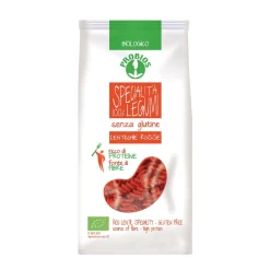 Rote Linsen Spirelli aus 100% italienischem Bio Linsenmehl hergestellt