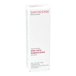 Santaverde Aloe Vera Augencreme für Allergiker, parfümfrei