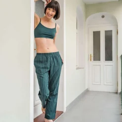 Schlafhose für Damen aus Baumwolle, von Living Crafts