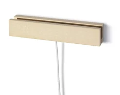 Side by Side Handy Ladestation Wand - aus Holz - modernes Design