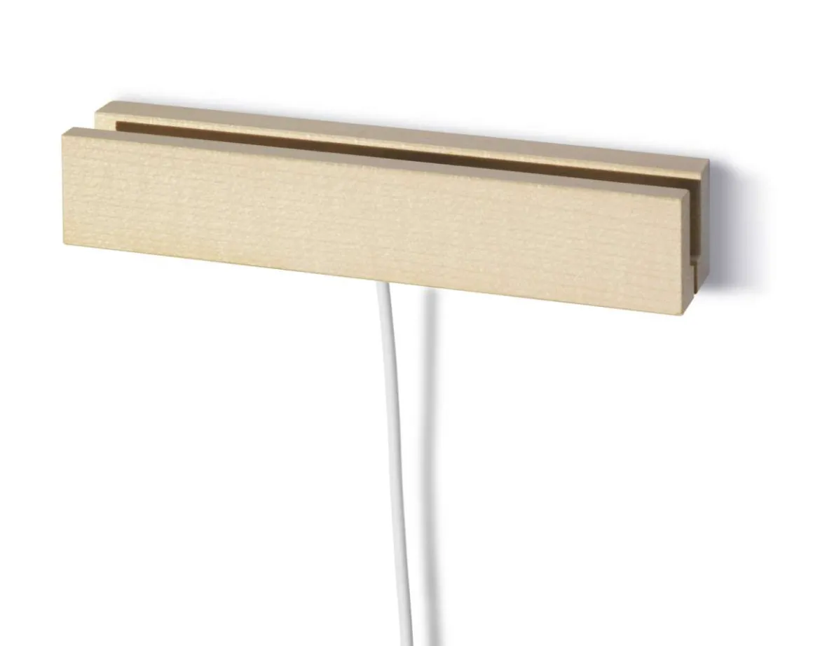 Side by Side Handy Ladestation Wand - aus Holz - modernes Design