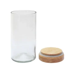 Side by Side - Vorratsglas mit Holzdeckel - für stilvolles Aufbewahren