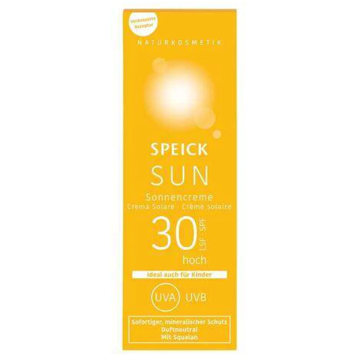 Speick Sun 30 - Sonnencreme ohne Mineralöl