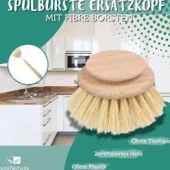 Spülbürste Ersatzkopf mit Fibre Borsten
