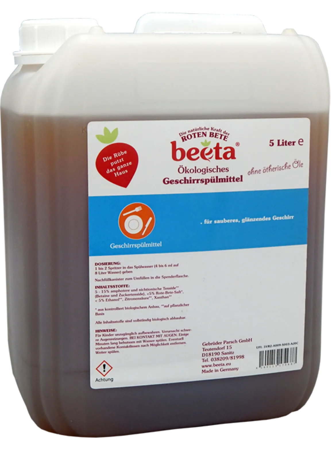 Spülmittel 5 Liter Kanister von Beeta
