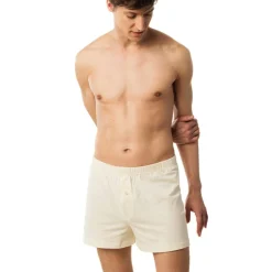 Sportliche Herren Boxershorts mit Eingriff - Bio Baumwolle