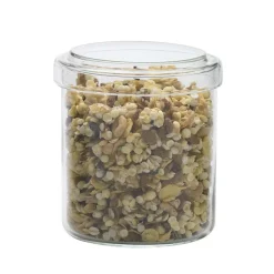 Stapeldose aus Glas für Müsli, 0,8l mittel groß