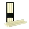 Stearin Stabkerze 4er Set, elfenbein