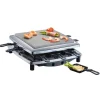 Steba RC 3 plus Chrom: Raclettegrill und Natursteingrill