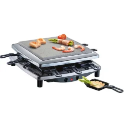 Steba RC 3 plus Chrom: Raclettegrill und Natursteingrill