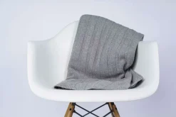 Strickdecke Schafschurwolle Plaid von PureNature