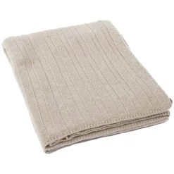 Strickdecke Schafschurwolle Plaid von PureNature