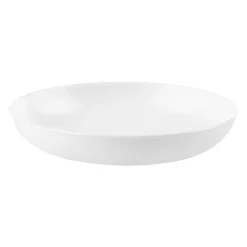 Suppenteller weiß ohne Rand ofenfest aus Vitrelle Glas kaufen