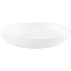 Suppenteller weiß ohne Rand ofenfest aus Vitrelle Glas kaufen