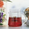 Teekännchen for two: Glas Teekanne mit Sieb für zwei