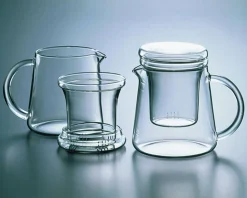 Teekännchen for two: Glas Teekanne mit Sieb für zwei