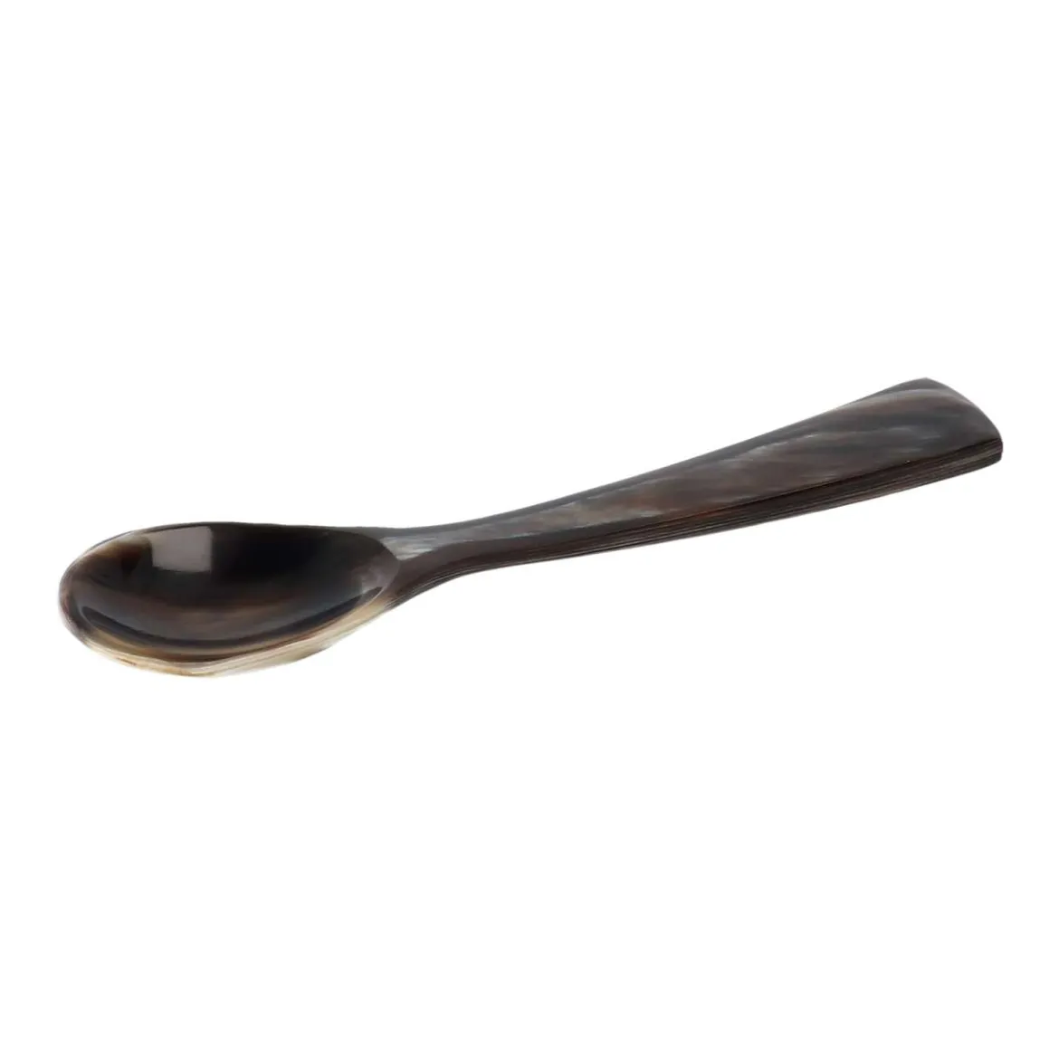 Teelöffel klein aus Horn fürs Frühstücksei, 12 cm