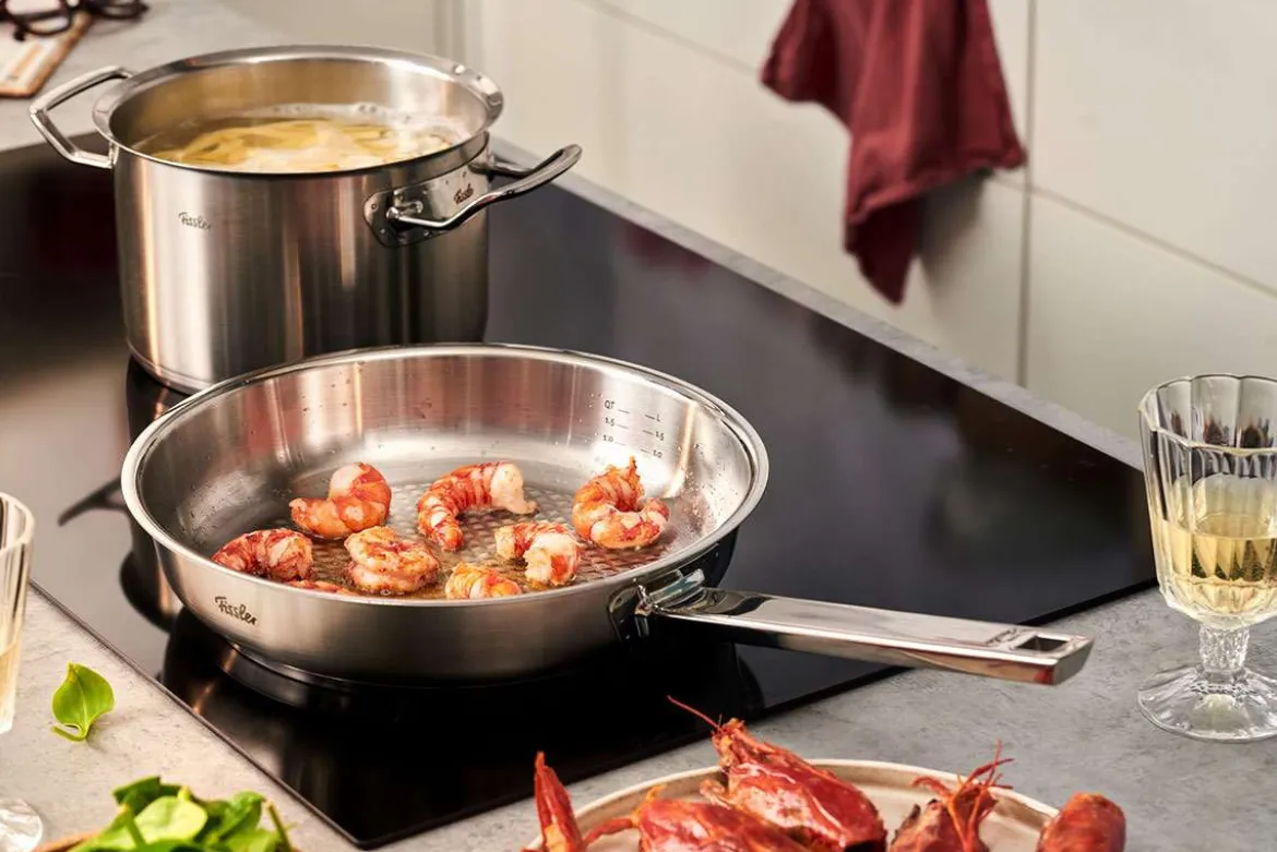 Töpfe Fissler Profi Collection - Kochtopf Edelstahl mit Deckel
