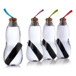 Trinkflasche mit Wasserfilter Binchotan Aktivkohle filtert Chlor