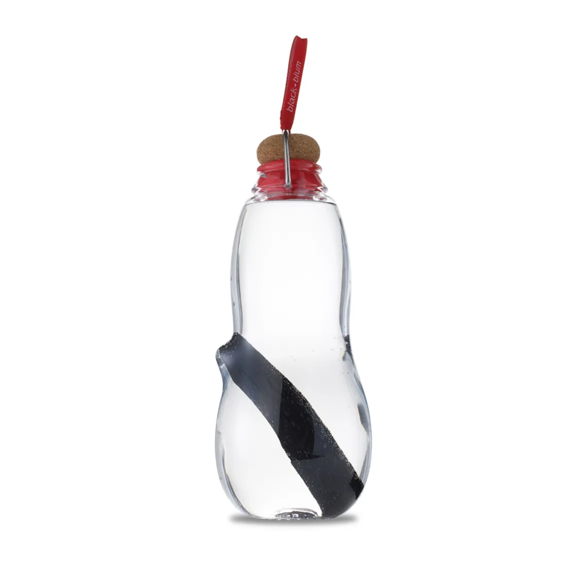 Trinkflasche mit Wasserfilter Binchotan Aktivkohle filtert Chlor